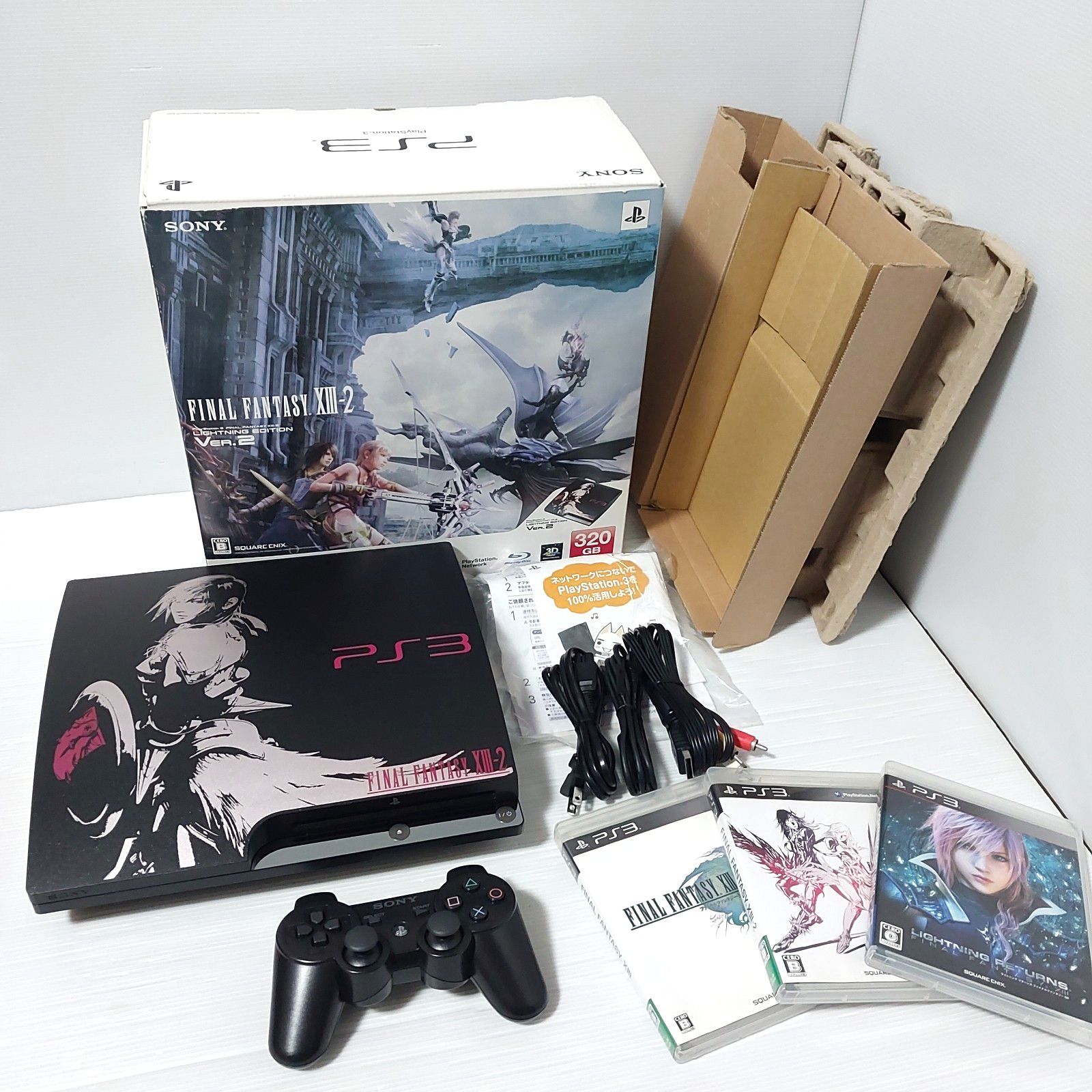 SONY PS3 Final Fantasy XIII Lightning Edition Ver.2 console CECH-3000B 320GB