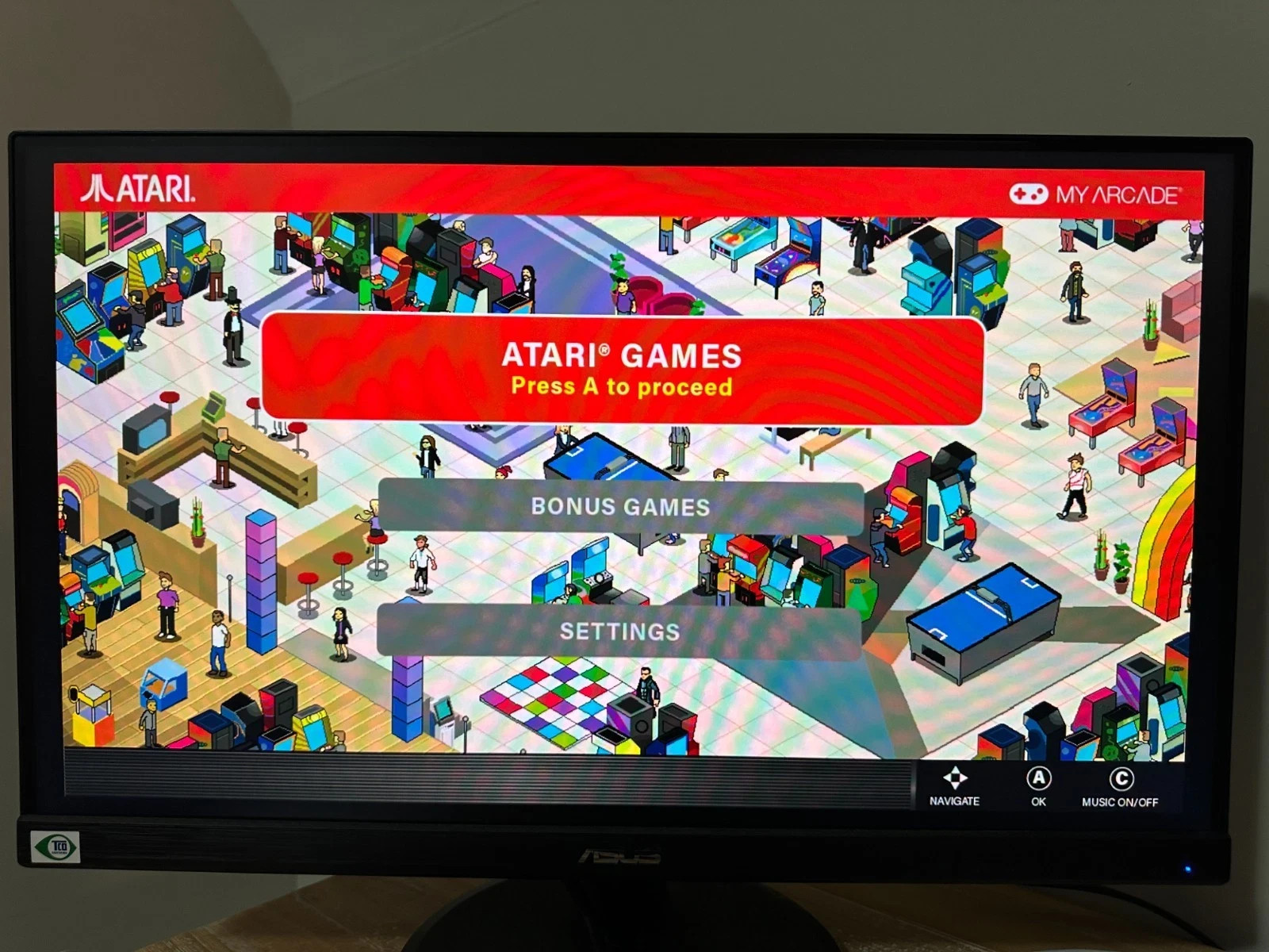 My Arcade Atari GameStation Pro HDMI Console Games 7000 – 2 Wireless Controllers