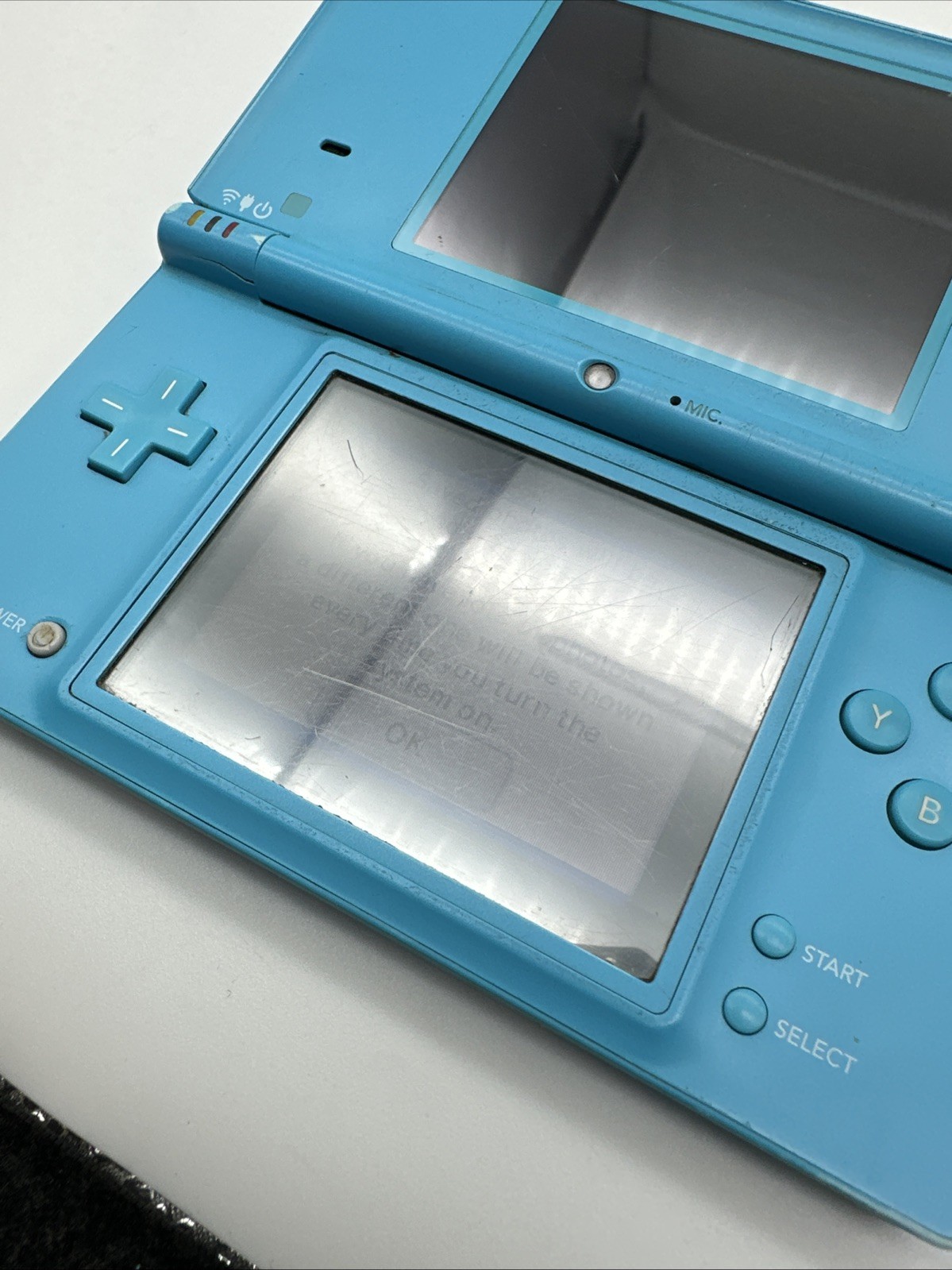 Nintendo DS Lite Video Game Console – Teal FOR PARTS ONLY Broken Volume