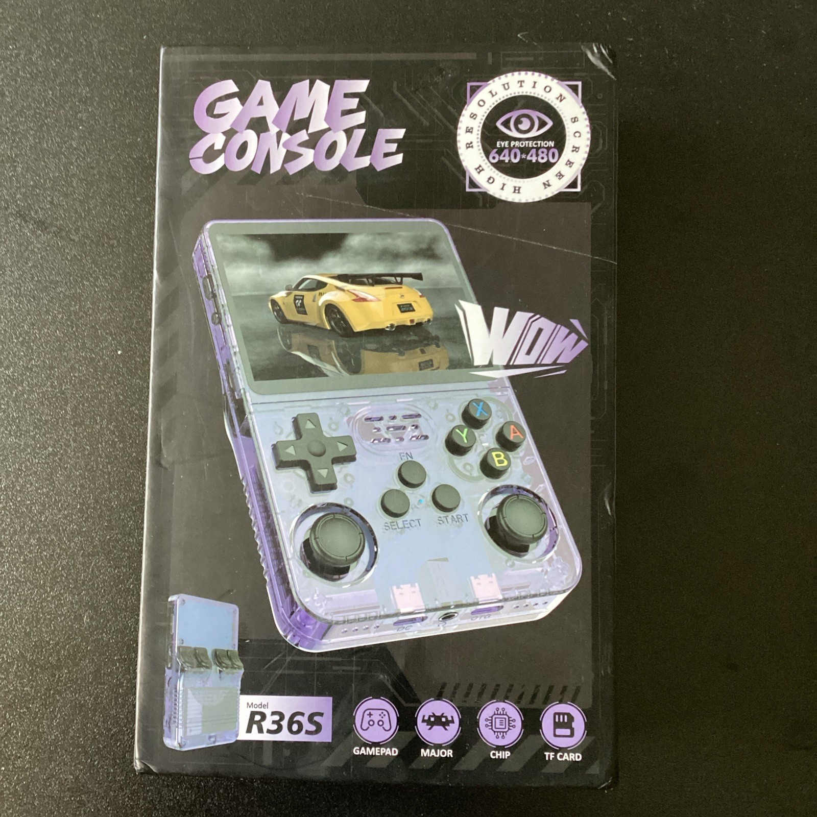 r36s Game Console BRAND NEW OB BLACK Free Shipping RETRO GAMES