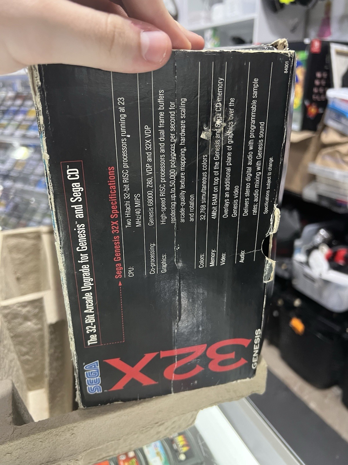 SEGA Genesis 32x Console Attachment (MK-84000) CIB RARE Very Nice – Tested DOOM