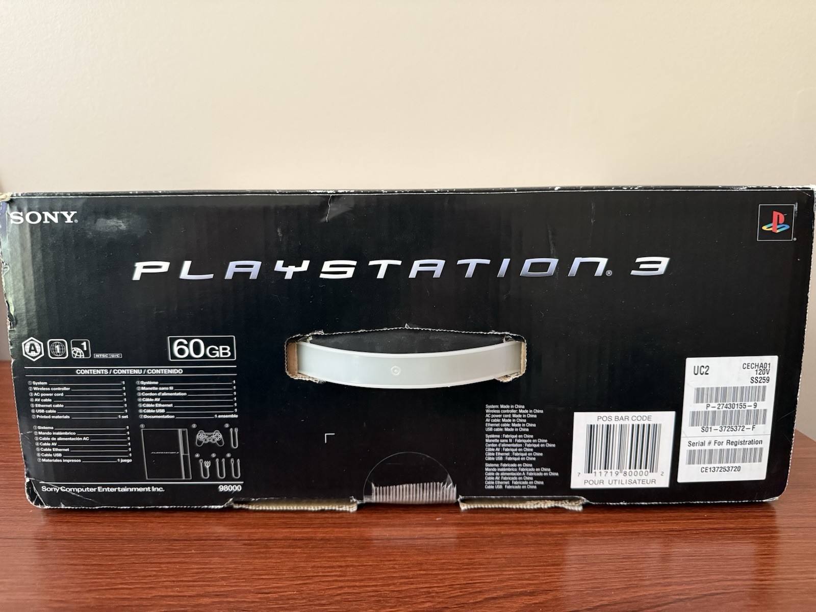 Sony PlayStation 3 60GB Console CECHA01 Backwards Compatible – Tested & Working