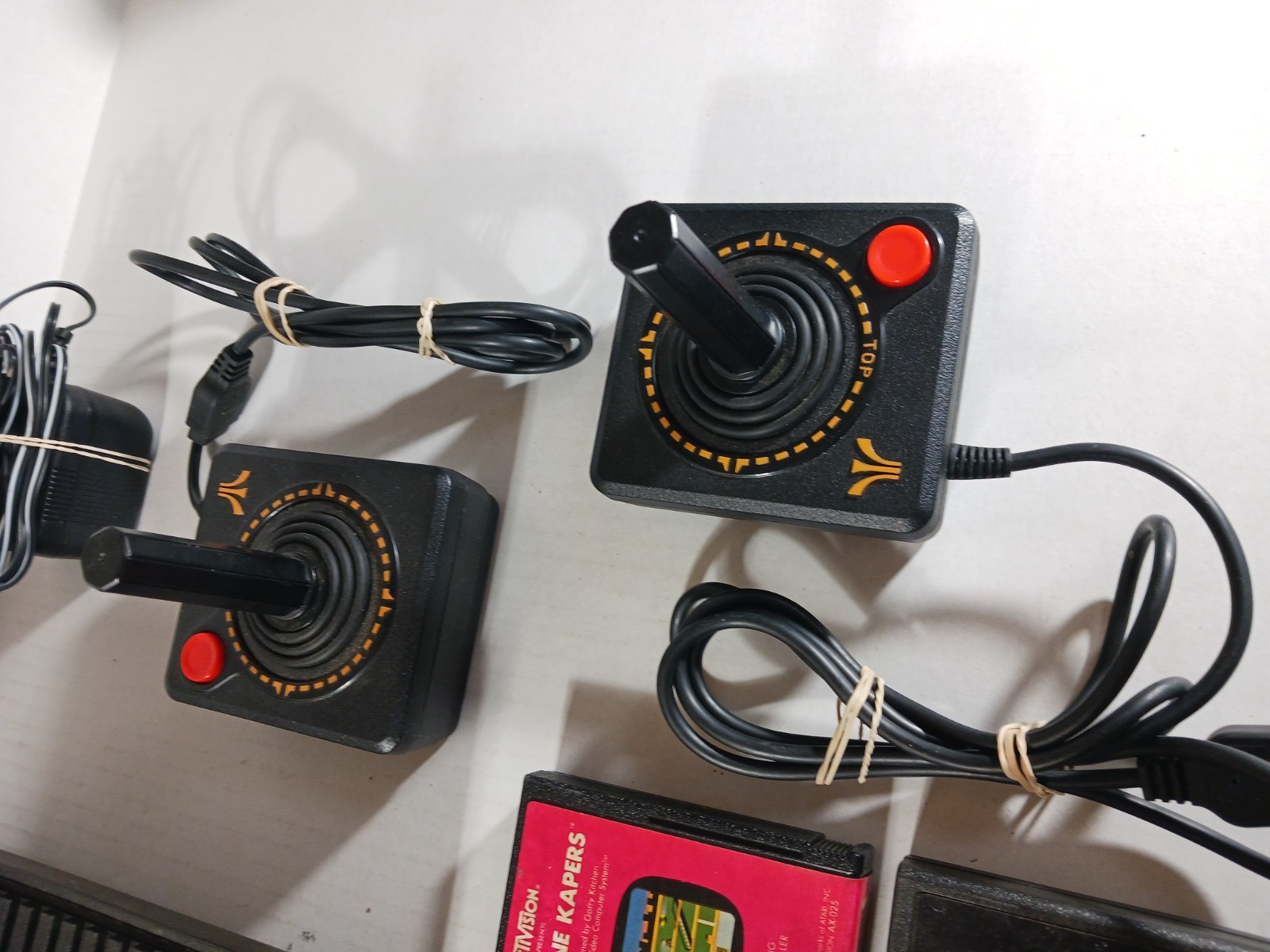 Atari 2600 6 Switch Console Bundle Fully Tested Two Great Controllers 10 Games