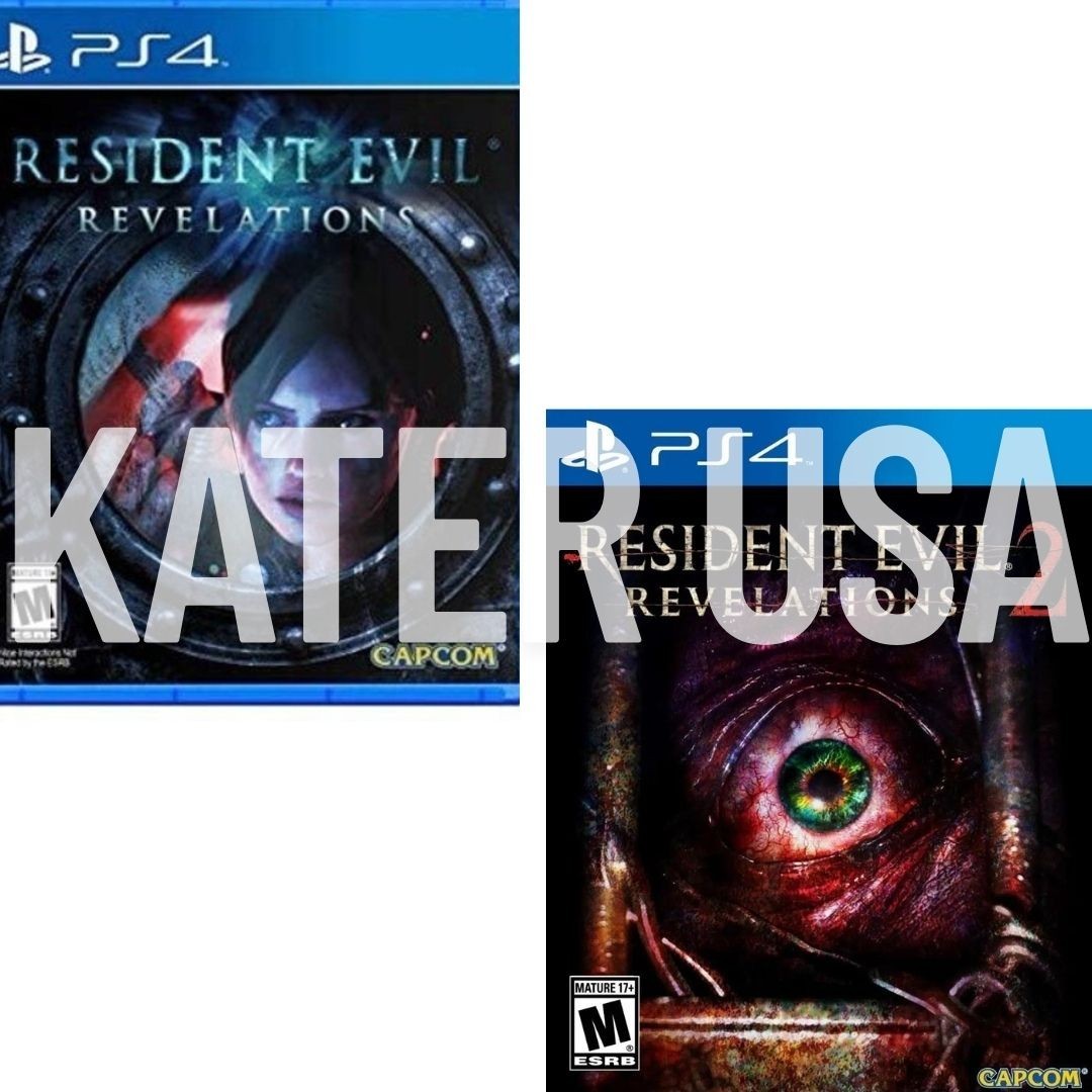 Resident Evil: Revelations 1 & 2 PS4 New Game Bundle Special (Survival Horror)