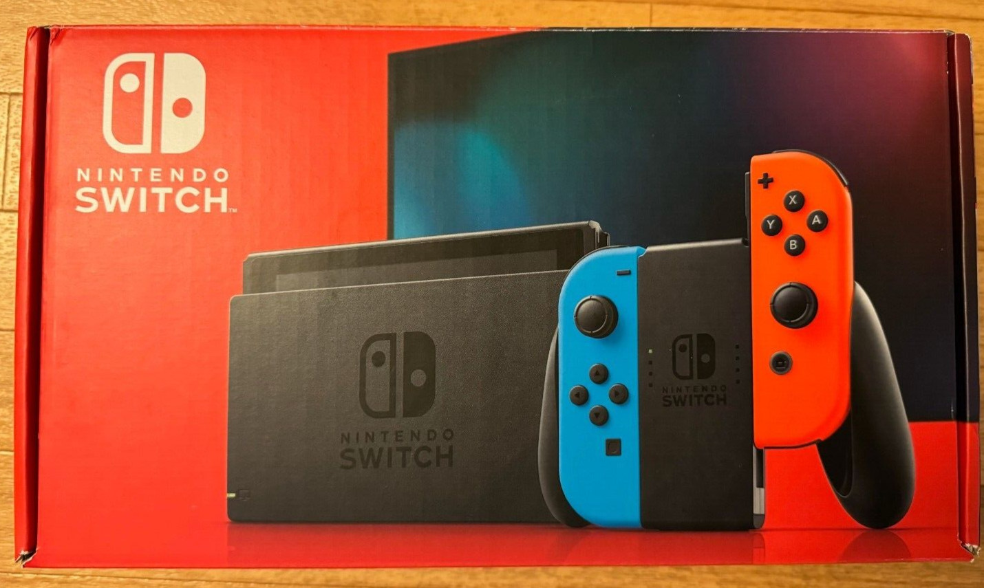 Used good condition Nintendo Switch Handheld Gaming Console 32GB Neon Red/Blue