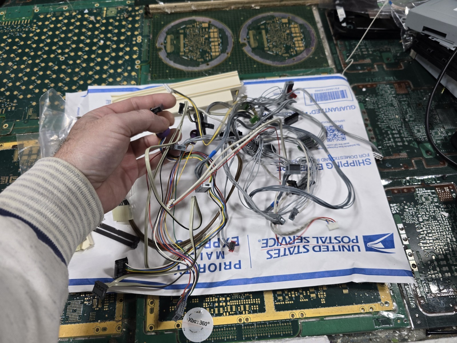 Philips CDI 910 EXACT Cable, Cables, Cable w/Screws-Not Tested-Intact-PARTS-READ