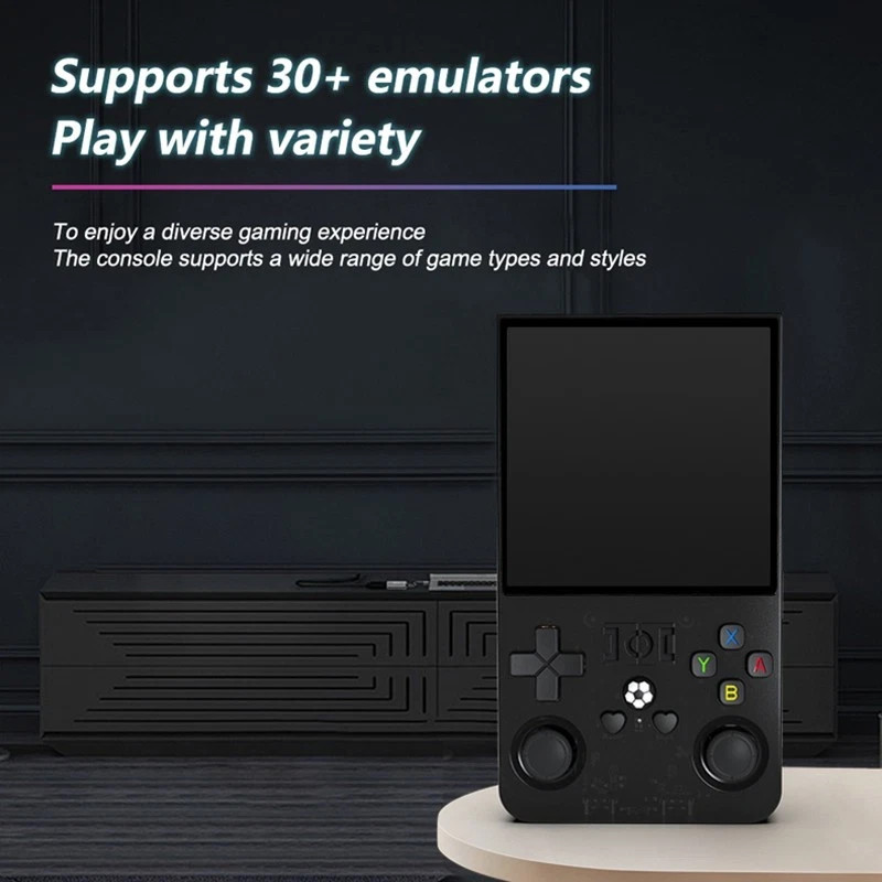 128GB,R36MAX Handheld Game Console 4.0 Inch IPS Screen,22000+ Games, Video Games