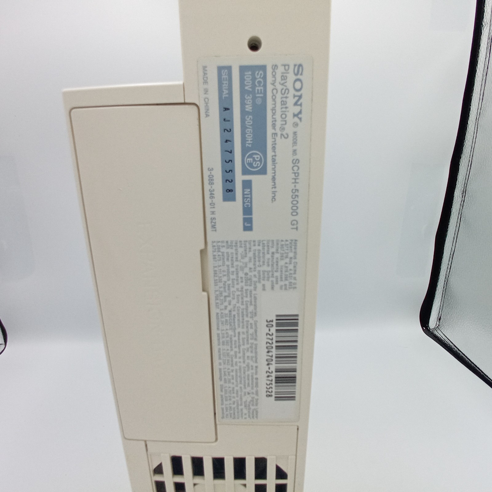 PS2 PlayStation 2 Console Winter White SCPH-55000 Controller Japanese Tested