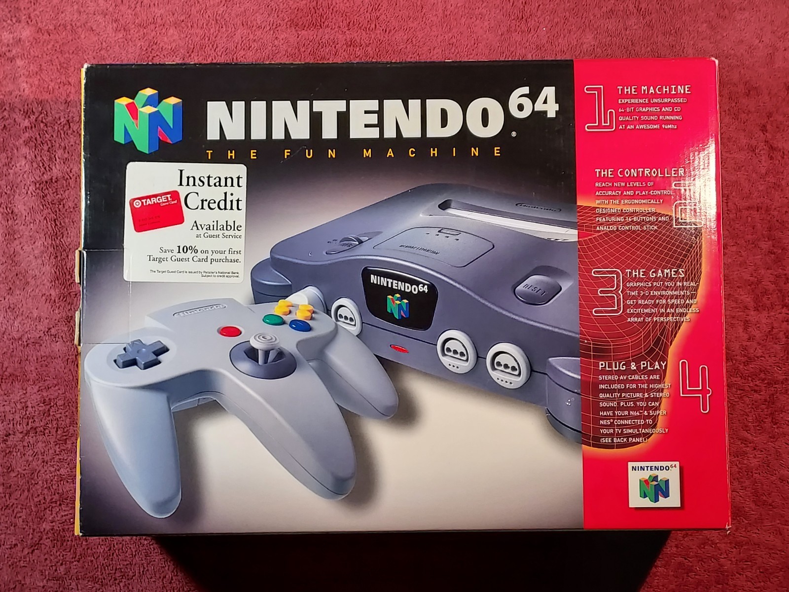 Nintendo 64 System 32MB Home Console – 100% Complete In Box – Authentic – Tested