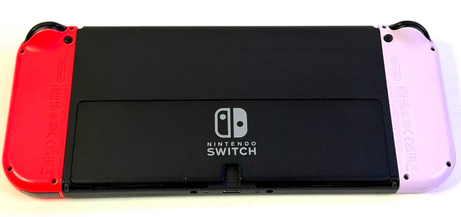 Nintendo Switch OLED HEG-001 Handheld + Split Pad Pro + 256GB MicroSD + Game