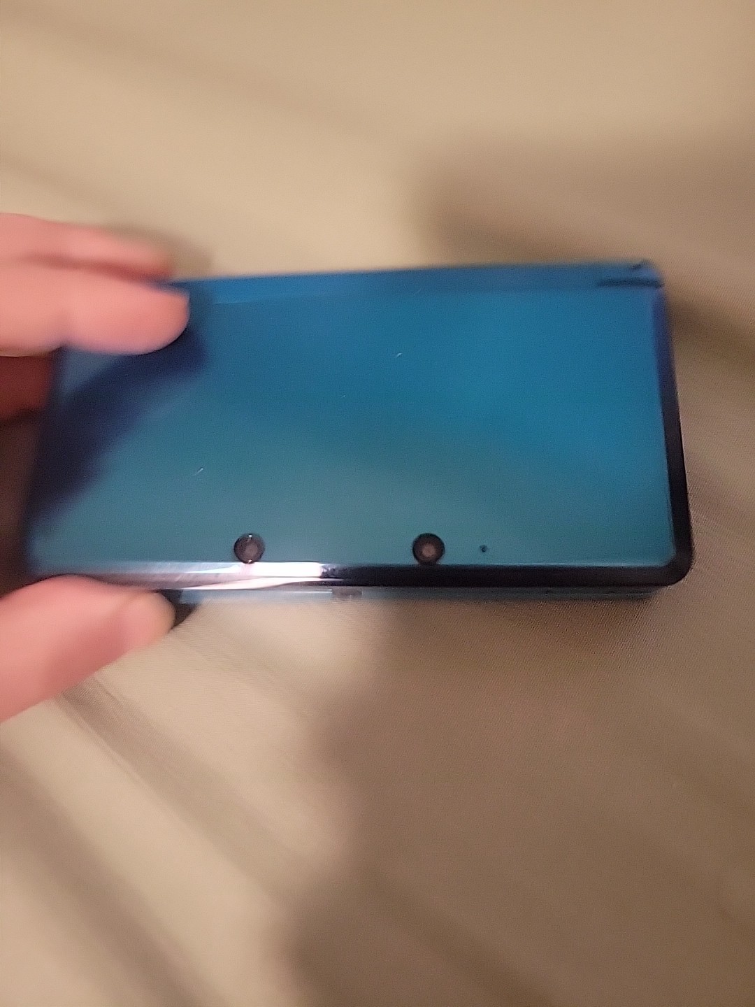 Excellent Condition ( ENGLISH) Nintendo 3DS Handheld System – Aqua Blue