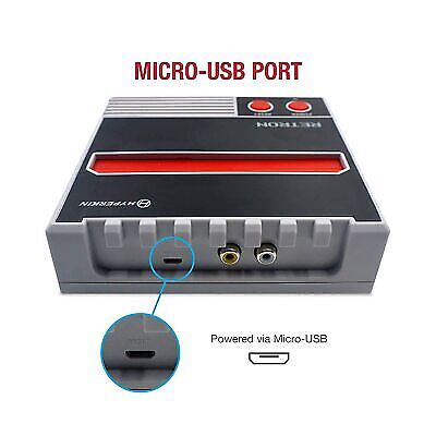 Hyperkin RetroN 1 AV Gaming Console for NES Games Gray + Famicom Converter