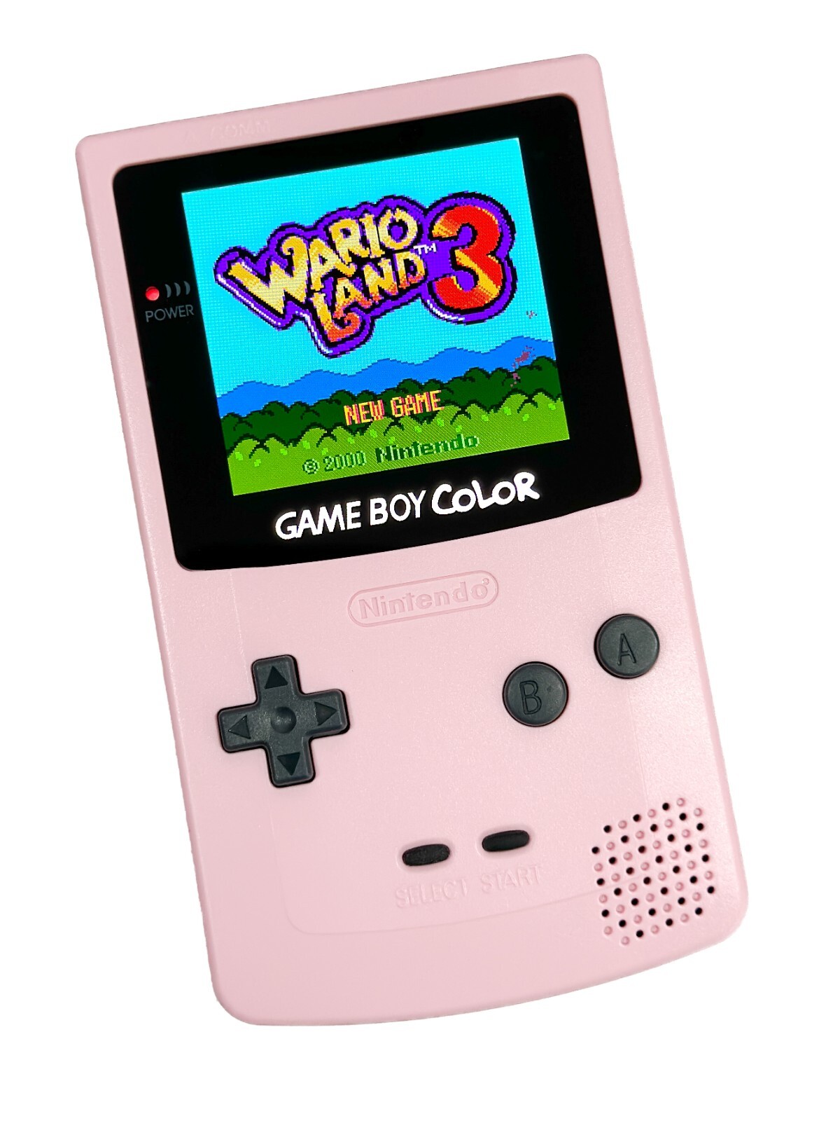 Nintendo Game Boy Color System GBC AMOLED OLED Q5 XL Touchscreen LCD Light Pink