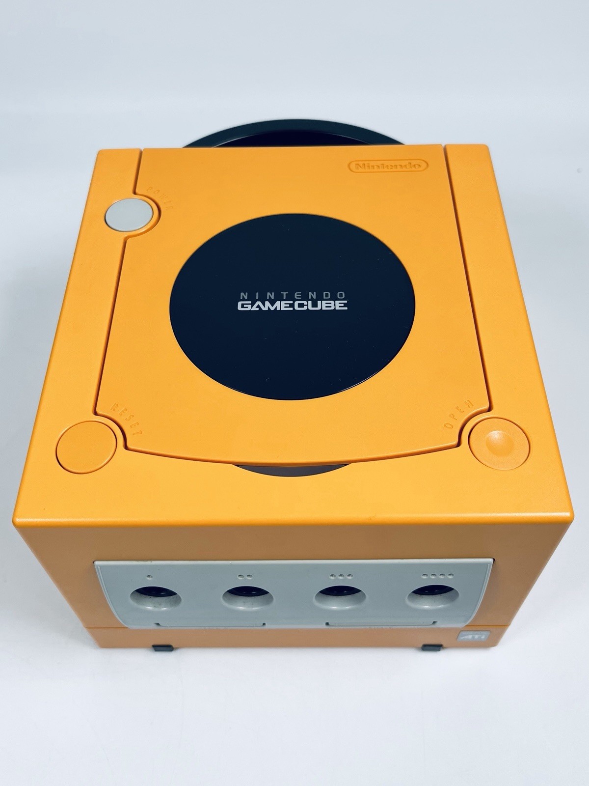 🎮✨ Rare Nintendo GameCube Spice Orange Console Boxed Set Controller Tested JP