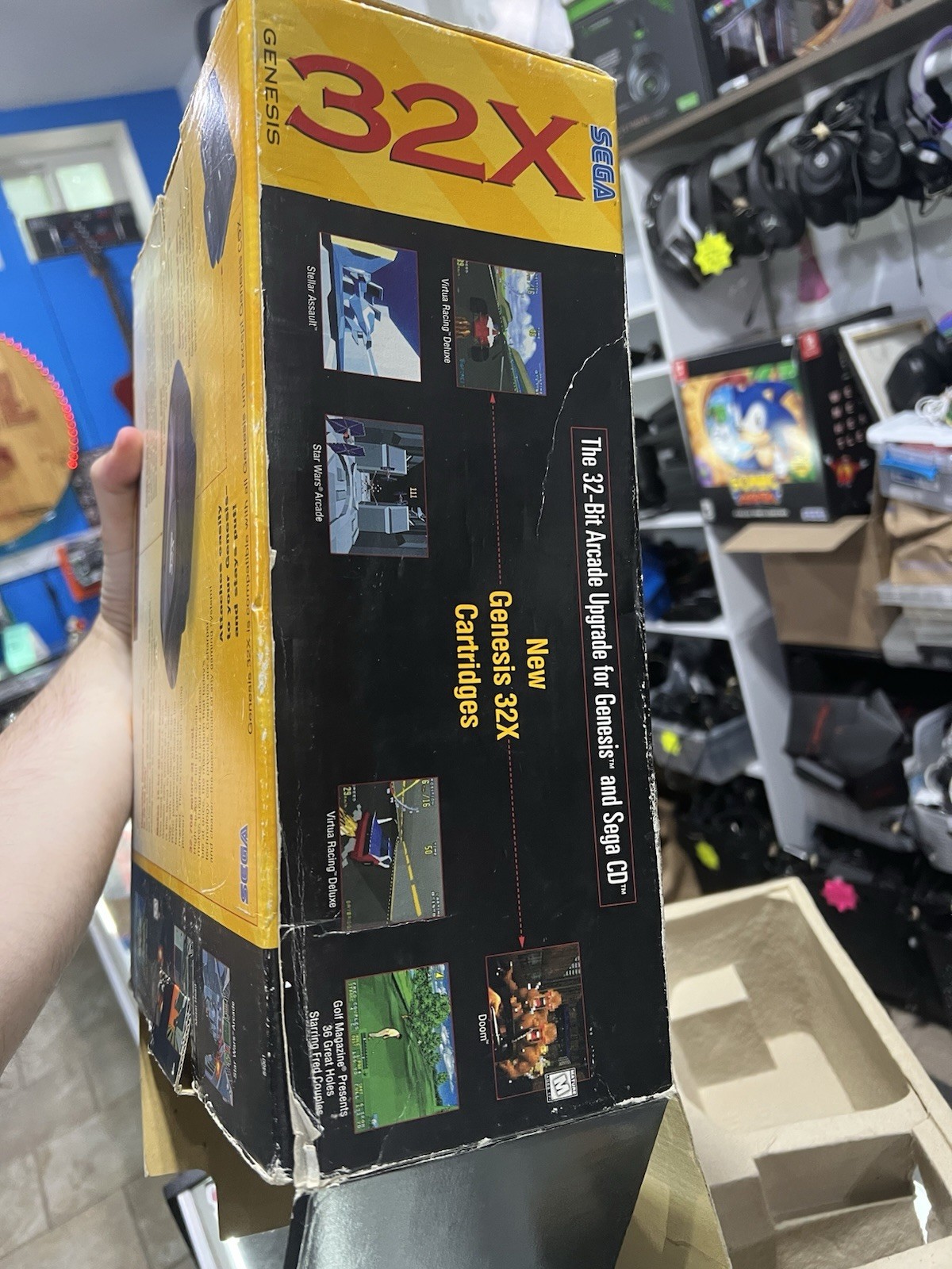 SEGA Genesis 32x Console Attachment (MK-84000) CIB RARE Very Nice – Tested DOOM