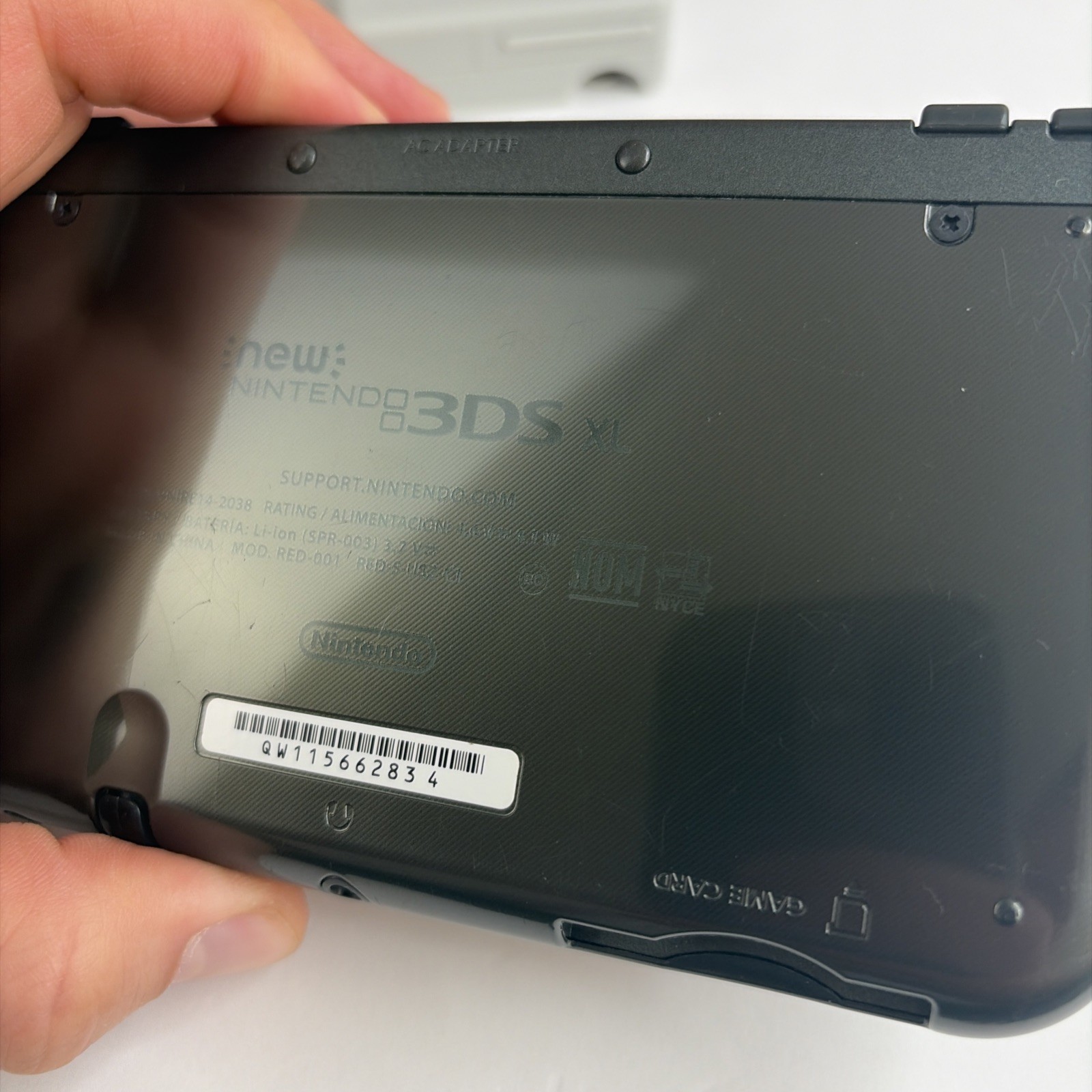 New Nintendo 3DS XL Gray Black Console, Charger Stylus Top IPS US Version