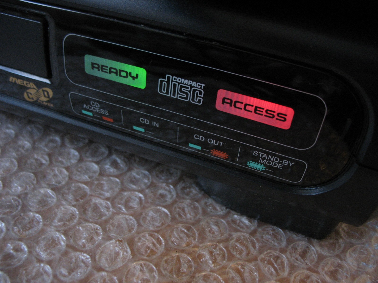 (ONLY UNIT NOT WORKING) SEGA MEGA CD FRONT LOADING CONSOLE JAP!