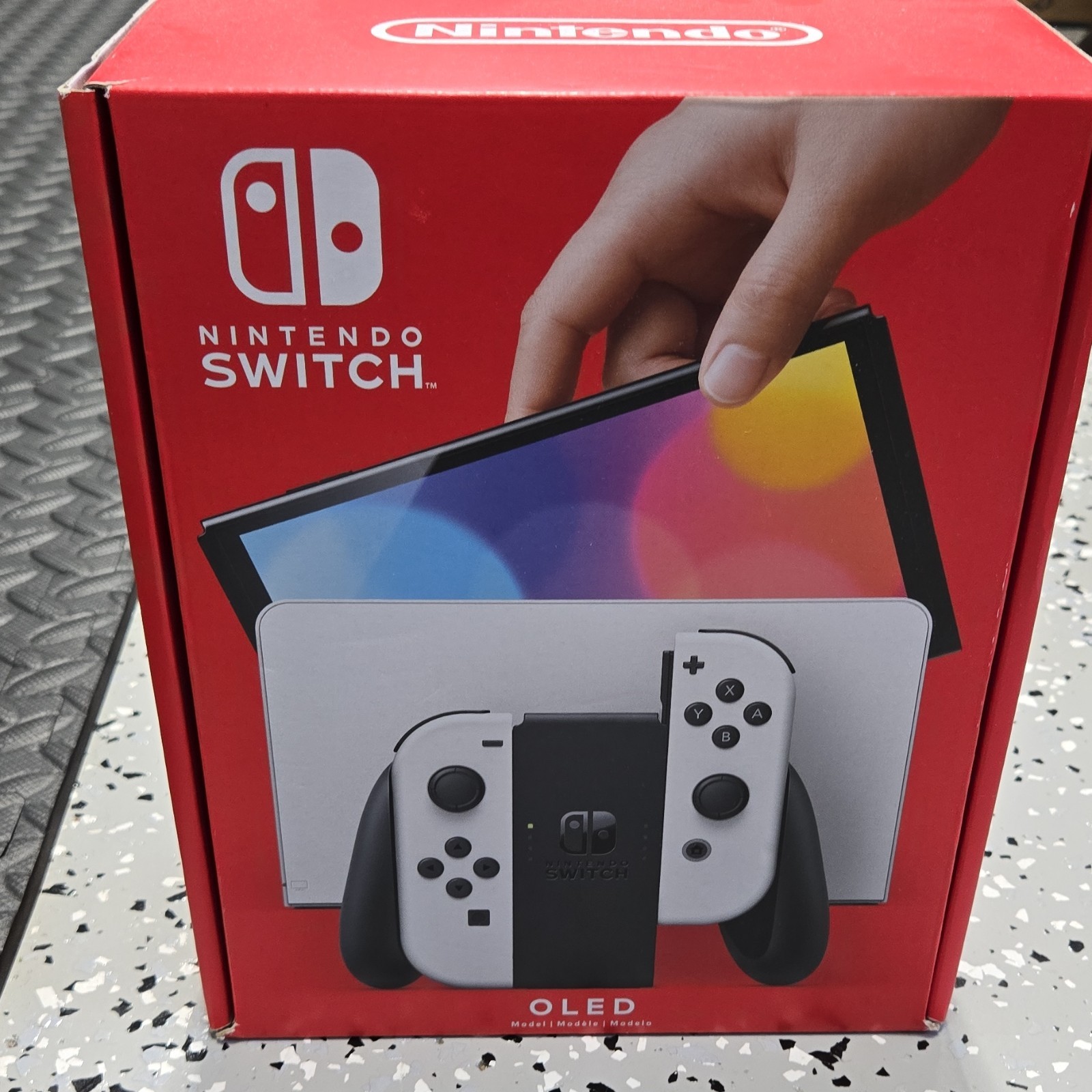 Nintendo Switch OLED Model White 64GB Console OLED Screen Dock LAN Port