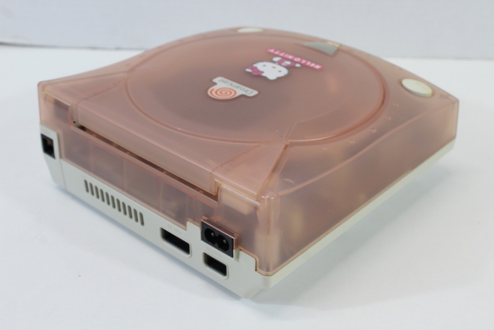 SEGA Dreamcast Hello Kitty Pink Console Controller AC AV HKT-3000 TESTED WORKING