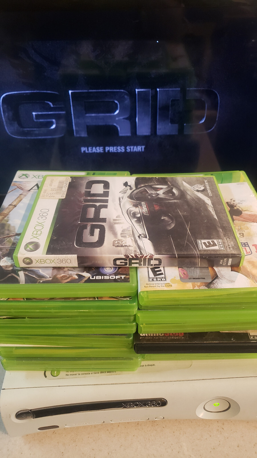 60GB Xbox 360 Console with Controller and 19 physical Games *INSTANT COLLECTION*