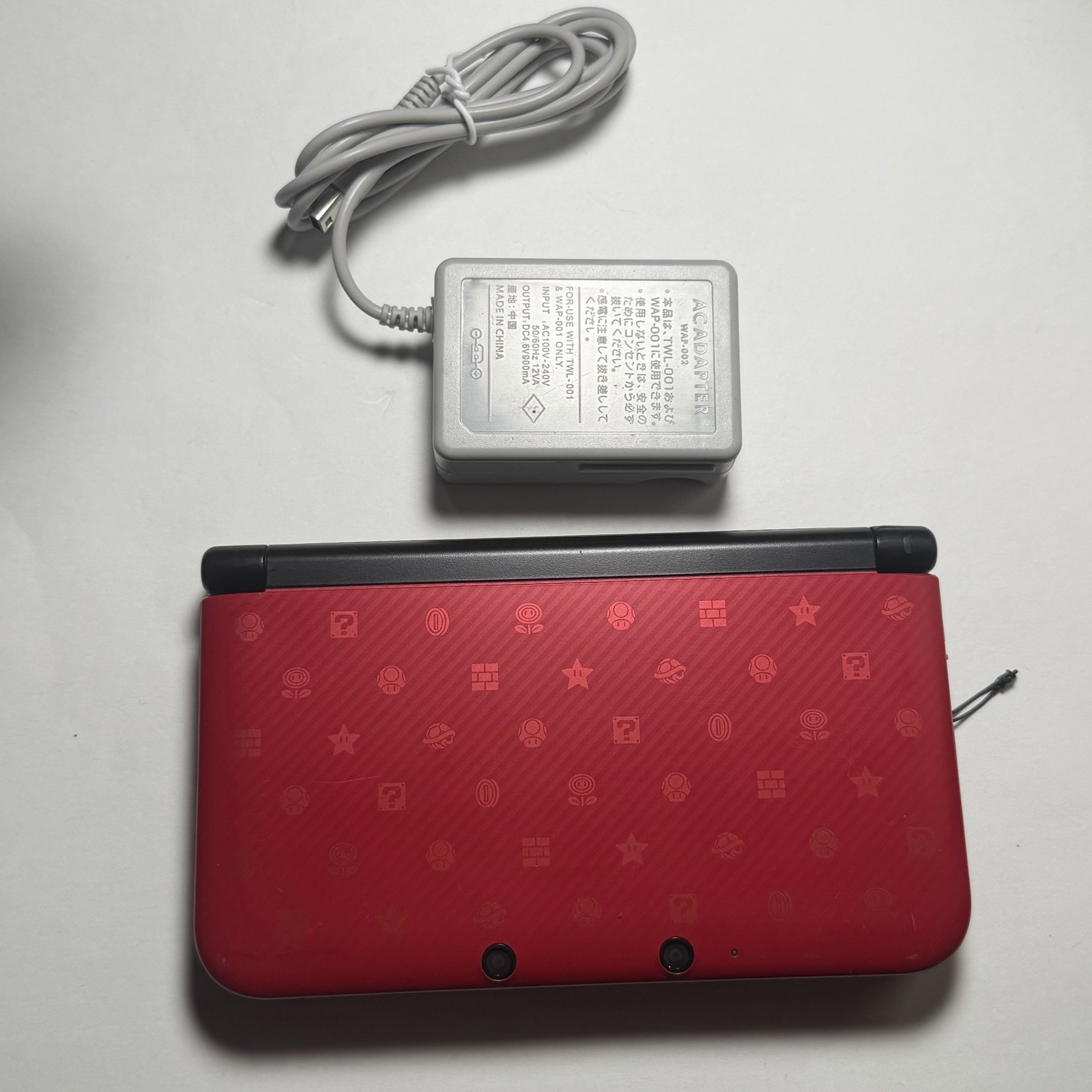 Nintendo 3DS LL Super Mario Limited Edition Red XL LL Used