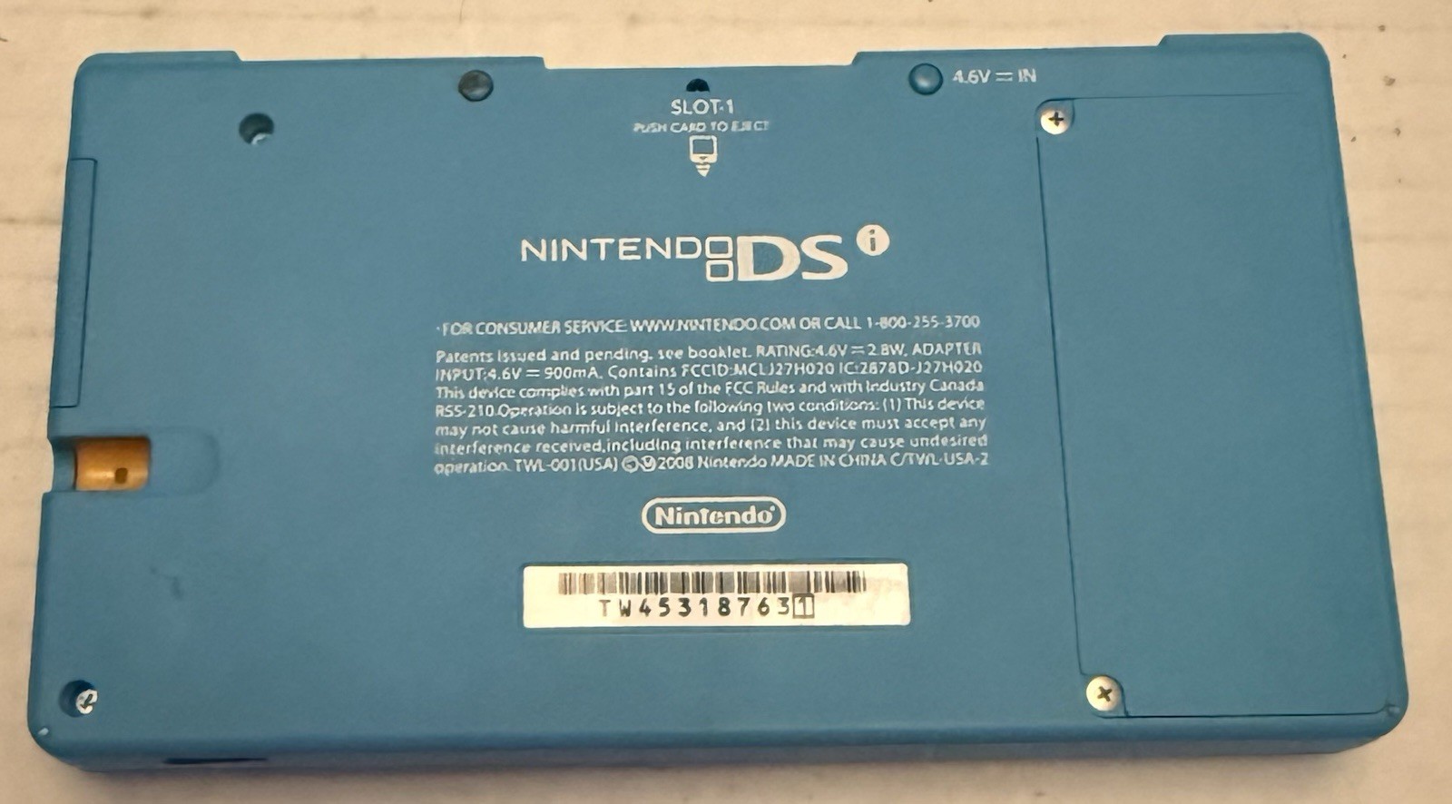 Nintendo DSi Light Blue Handheld Console with Charger – Tested