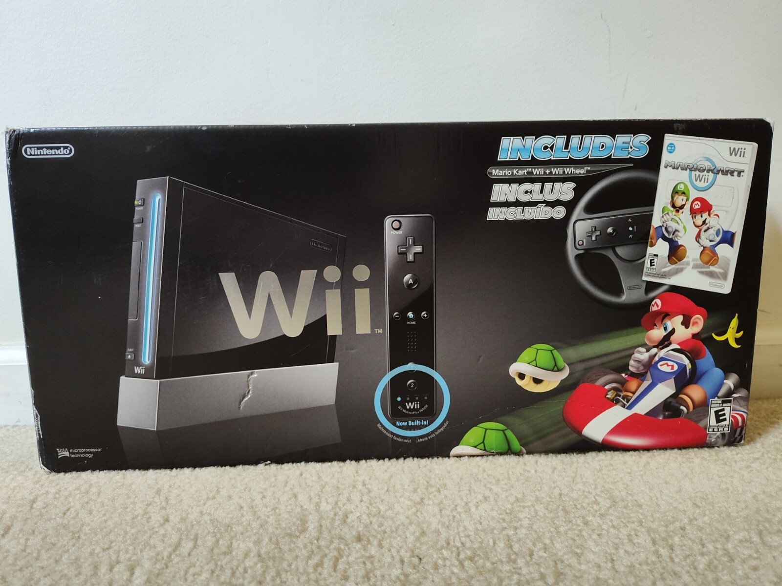 Nintendo Wii Mario Kart Edition Long Box ONLY *Great Condition* FREE SHIPPING!!!