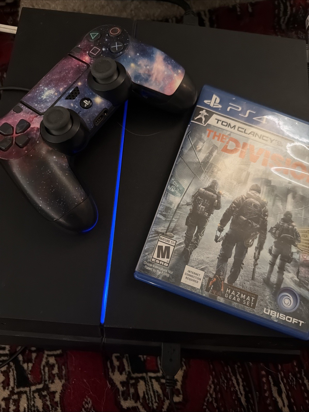 Sony PlayStation 4 PS4 500GB Console Bundle Game Controller Low Firmware 5.55