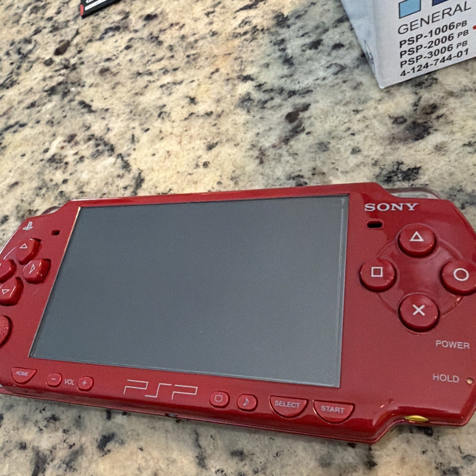 Sony PSP-2000 Launch Edition Radiant Red Handheld System Games Great Screen #10