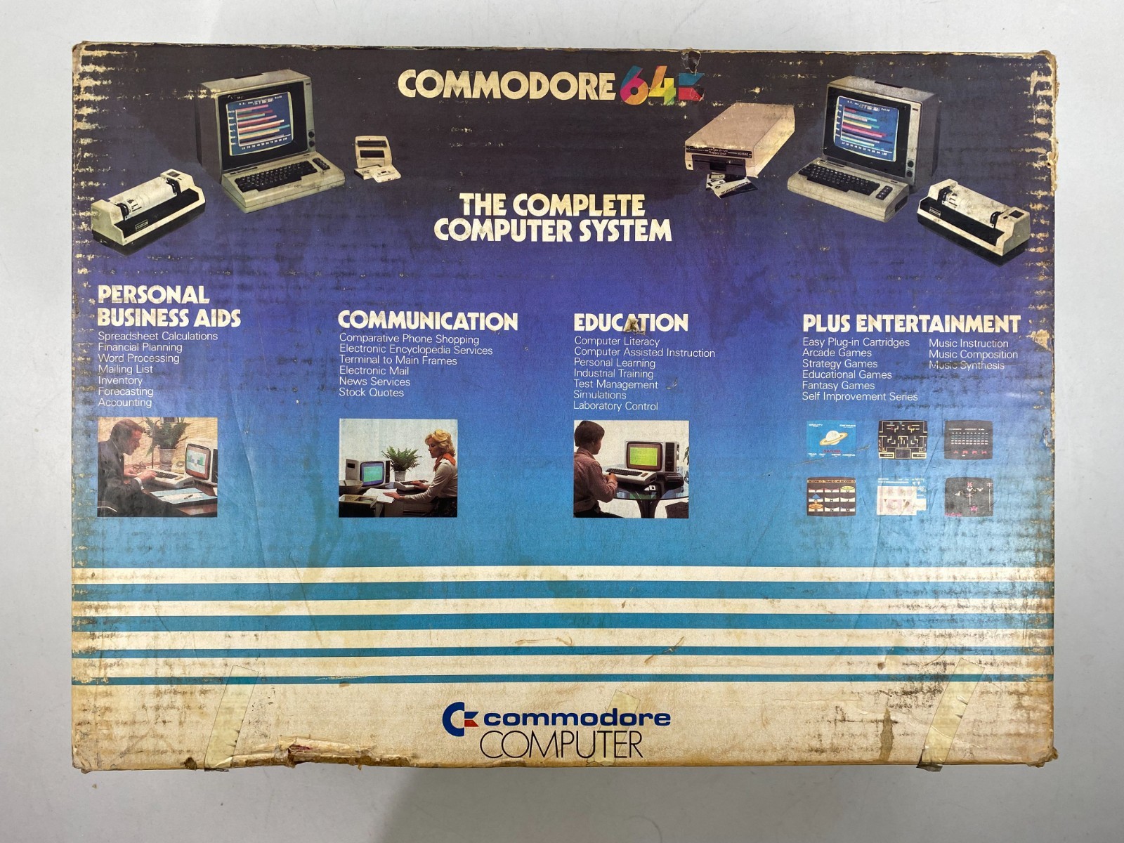 Vintage Commodore C64C Personal Computer System Game NTSC Boxed