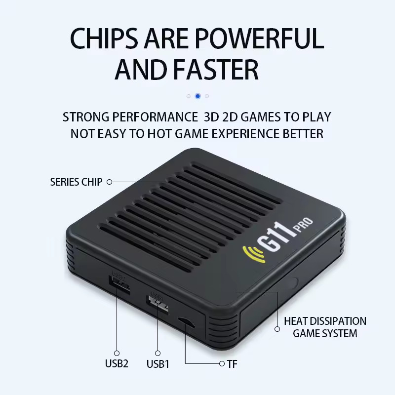64/128/256GB Wireless Retro Gaming Home Video Game Emulator Dual System Console