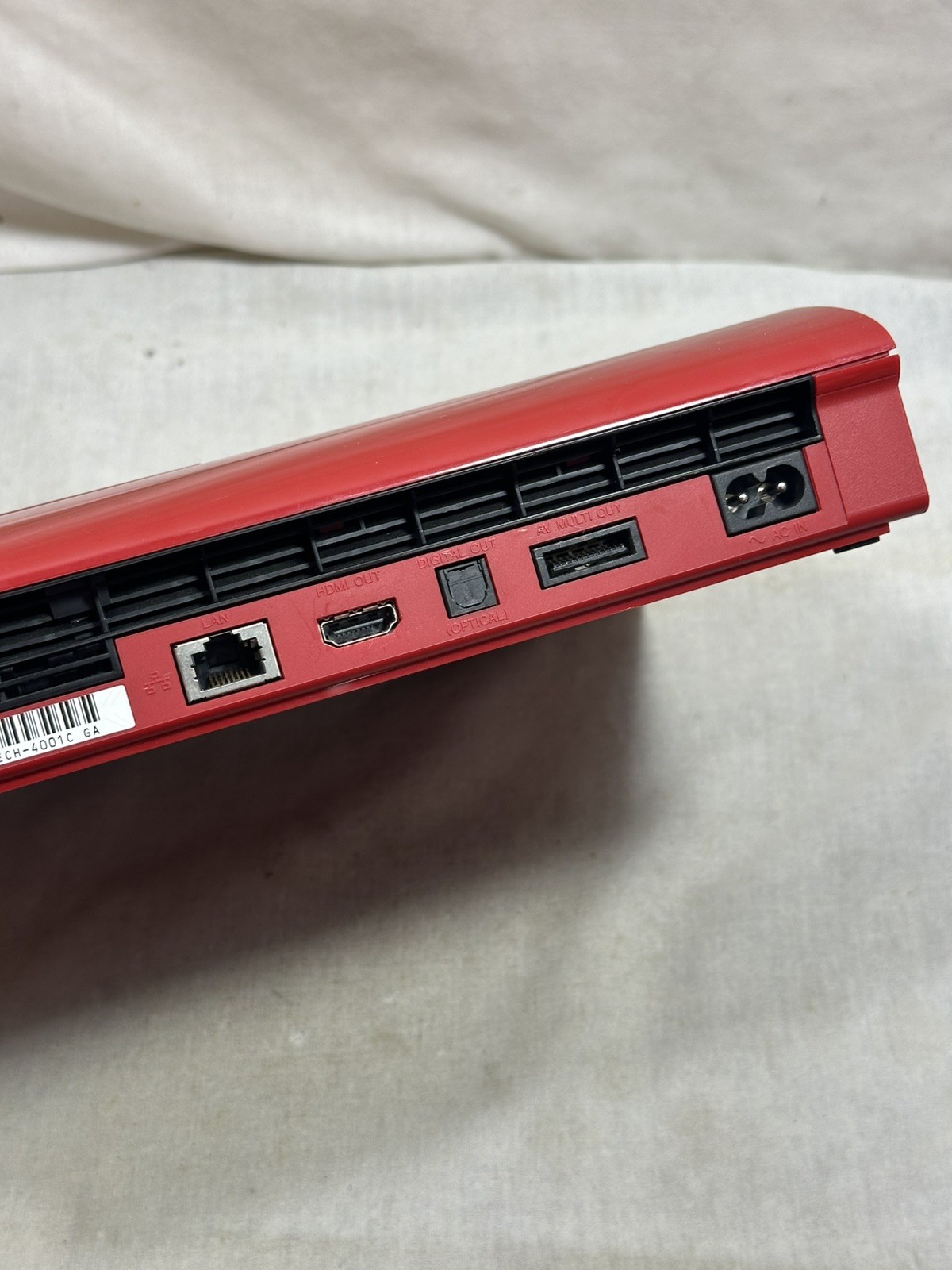 Sony PlayStation 3 PS3 Super Slim Red God of War Console System Bundle – Tested