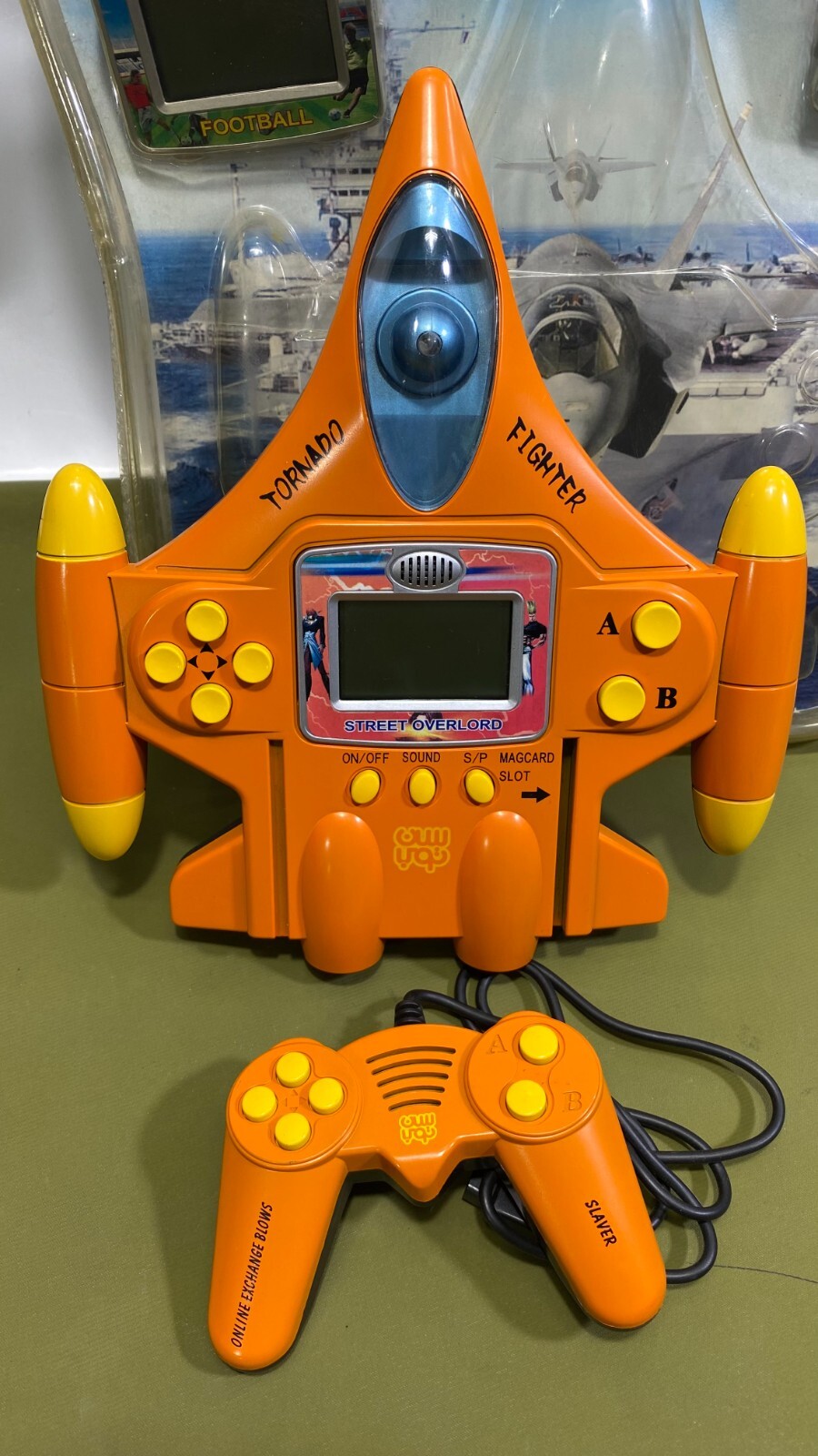 Electronic game tornado fighter plane LCD game Sun Top Saudi سن توب السعودي