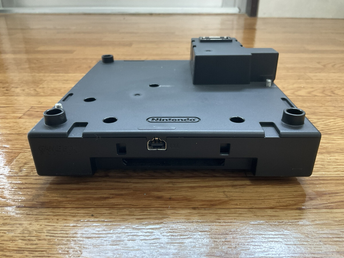 Nintendo GameCube Gameboy Player Adapter DOL-017 Good Black Tested Japan Used JP