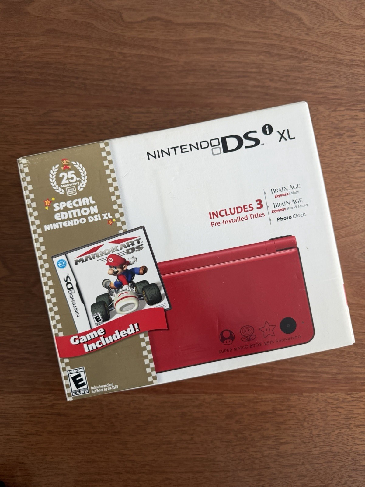 Factory Sealed – Nintendo DSi XL 25th Anniversary Special Edition w/ Mario Kart