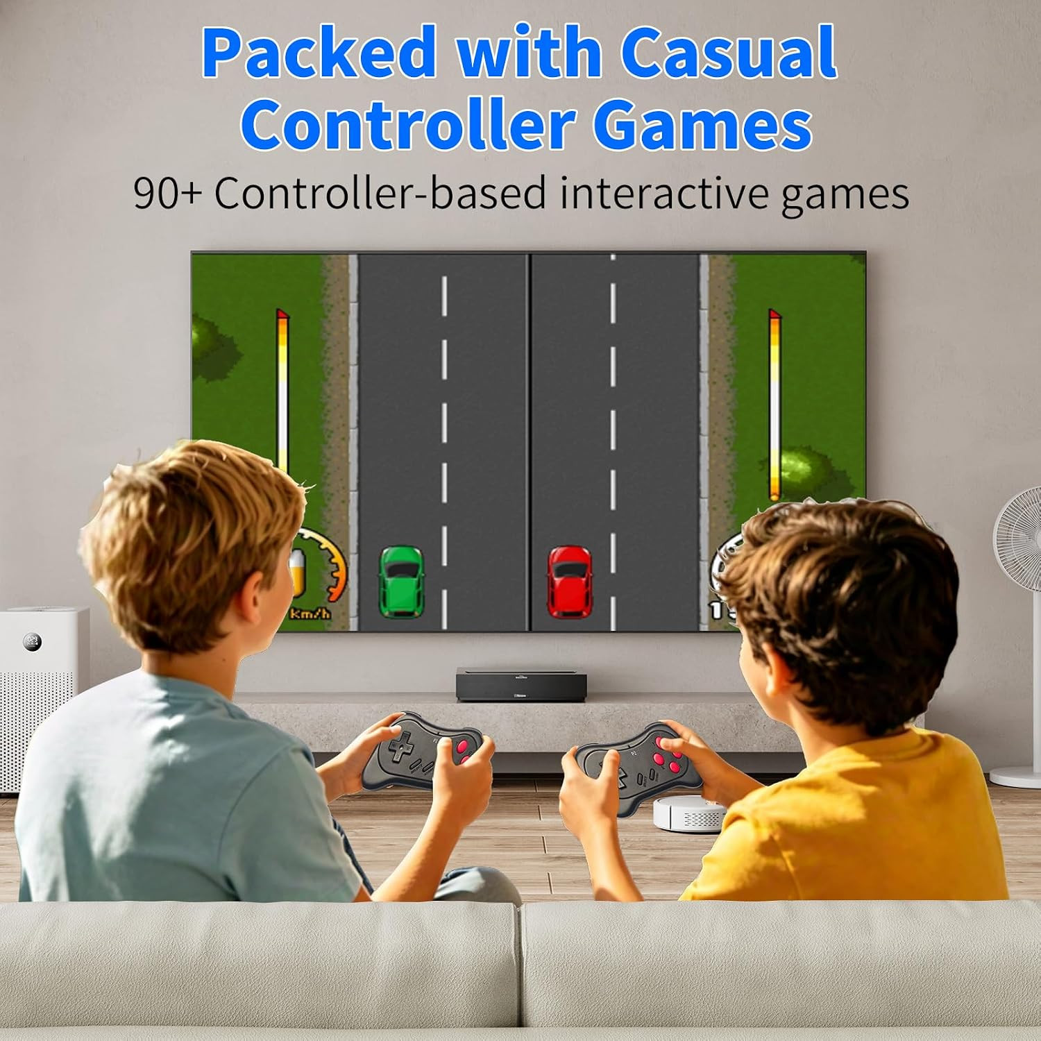 AR Motion Sensing TV Game Console, Video Games for 100+ Built-In Games, HDMI Plu