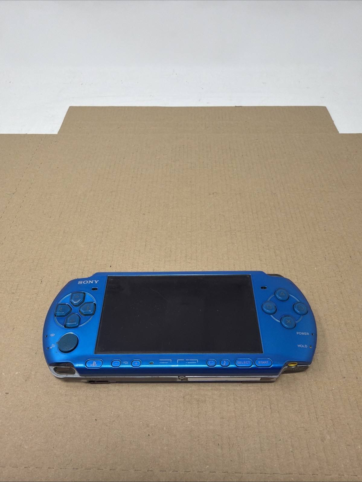 Sony PSP-3000 BIBRAN BLUE SPECIAL EDITION Console Untested No Battery No Charger