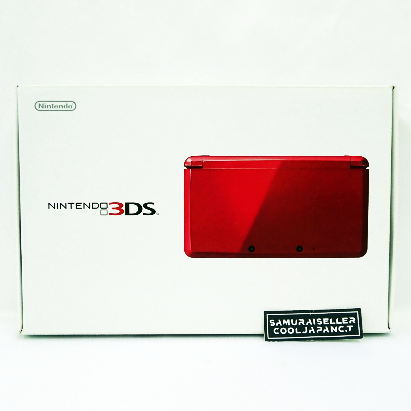 Nintendo 3DS Metallic Red CTR-S-RDBA Game Console Touch Pen CTR-001 Japan NEW