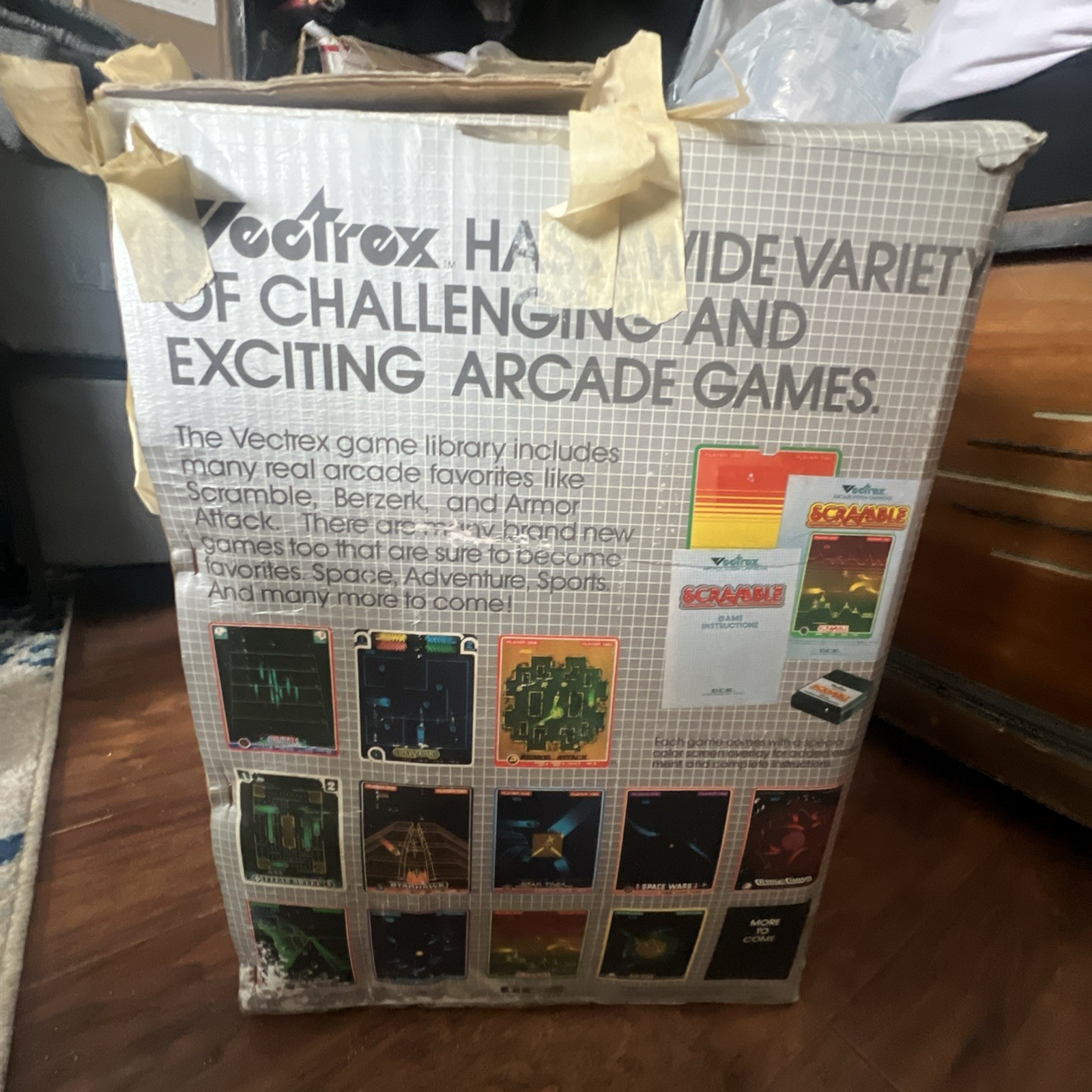 Vectrex HP 3000 Console – with Scramble