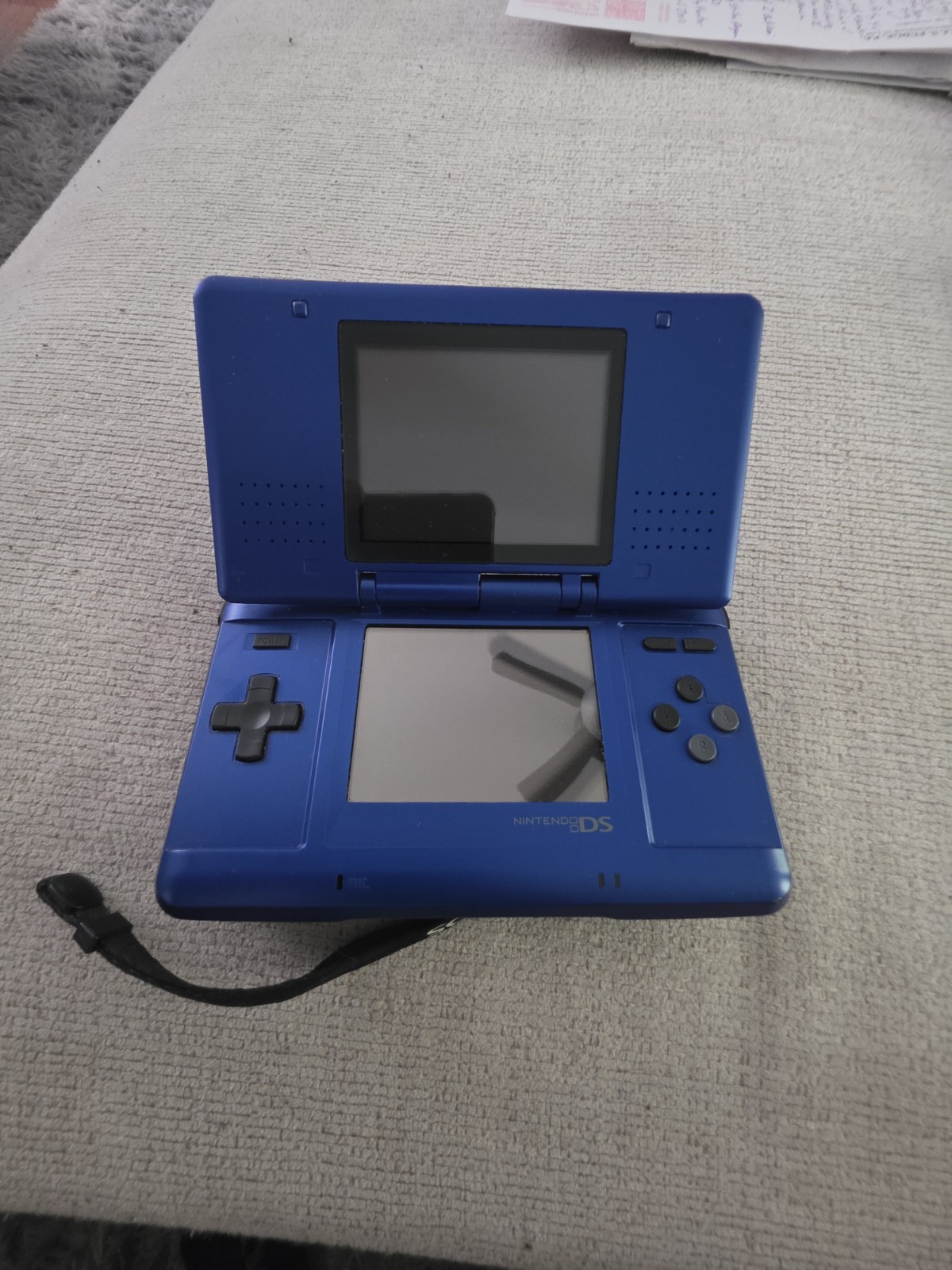 Nintendo DS Launch Edition Electric Blue Handheld System Super Clean Screens!