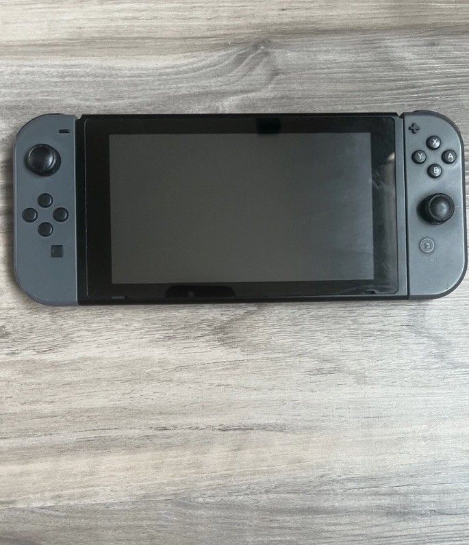 Nintendo Switch Home Console Gray Black HDMI USB-C Wi-Fi Internet Headphone Jack