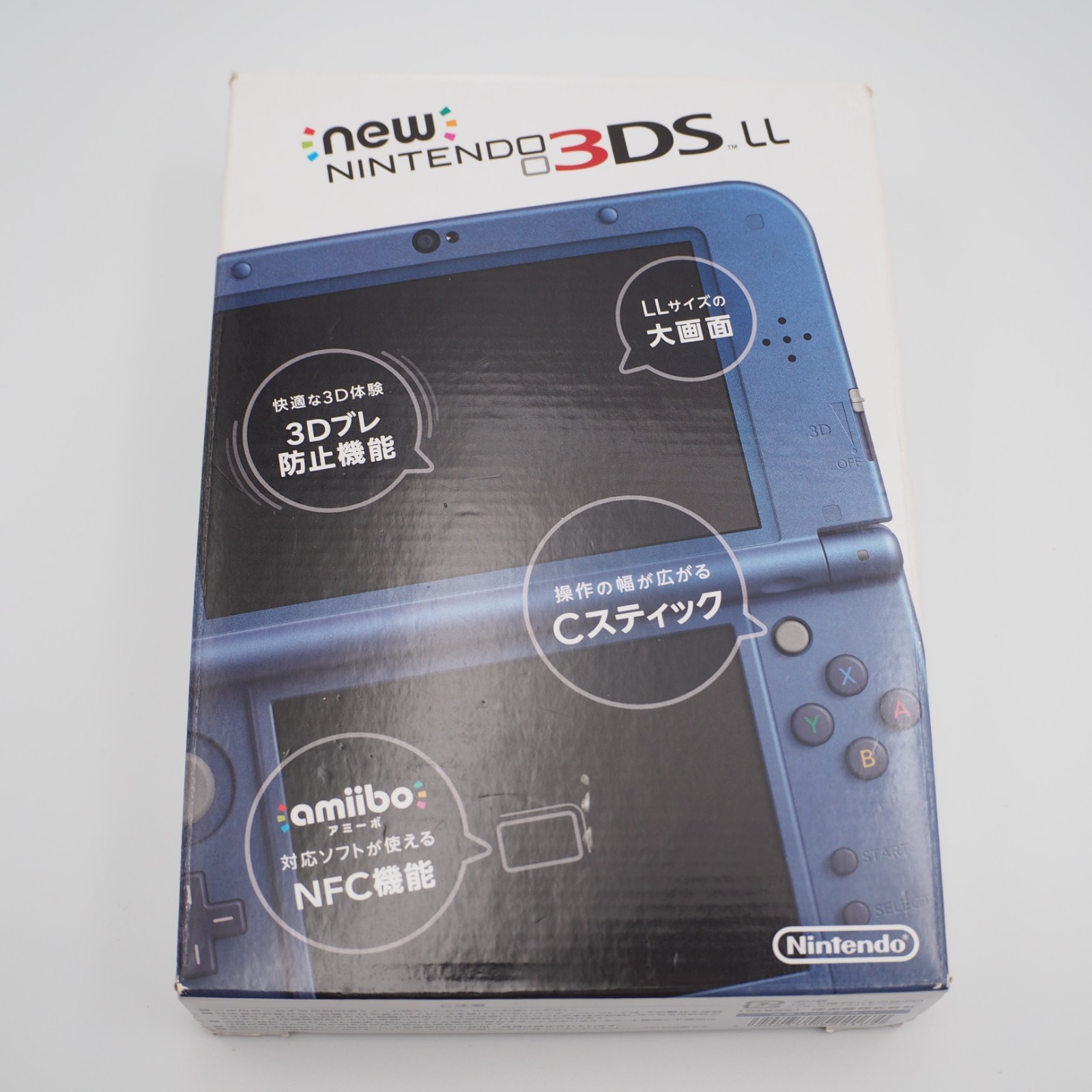 [Dual IPS] NEW Nintendo 3DS LL XL Metallic BLUE Game Console Japan Tested w/BOX