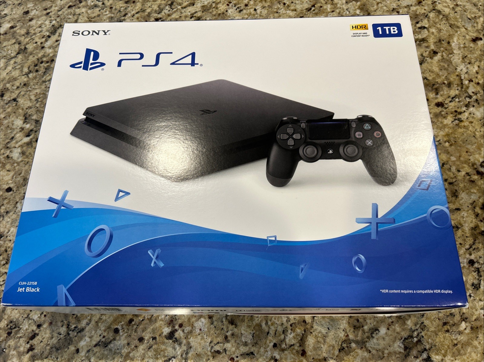 NEW SEALED Sony PlayStation 4 Slim 1TB Console – Jet Black