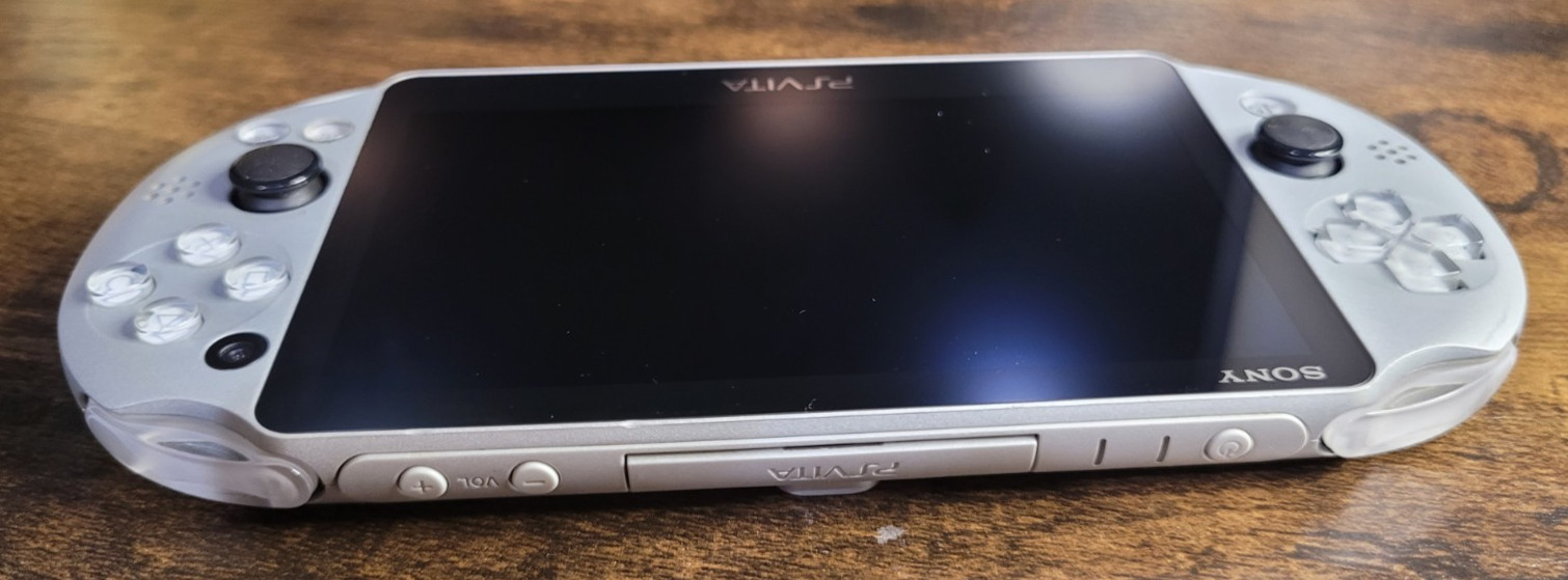 PlayStation Vita 2000 Silver Console PS Vita Slim Tested Working Excellent