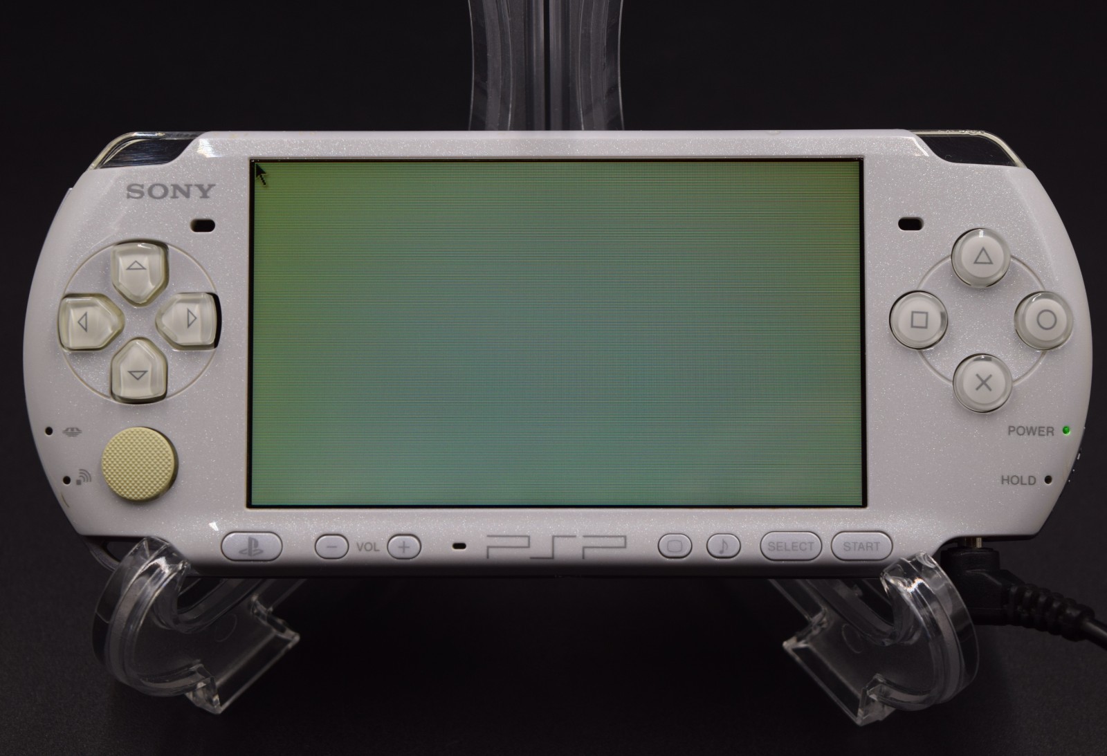 Sony PSP-3000 Pearl White Handheld Console Region Free Tested Working