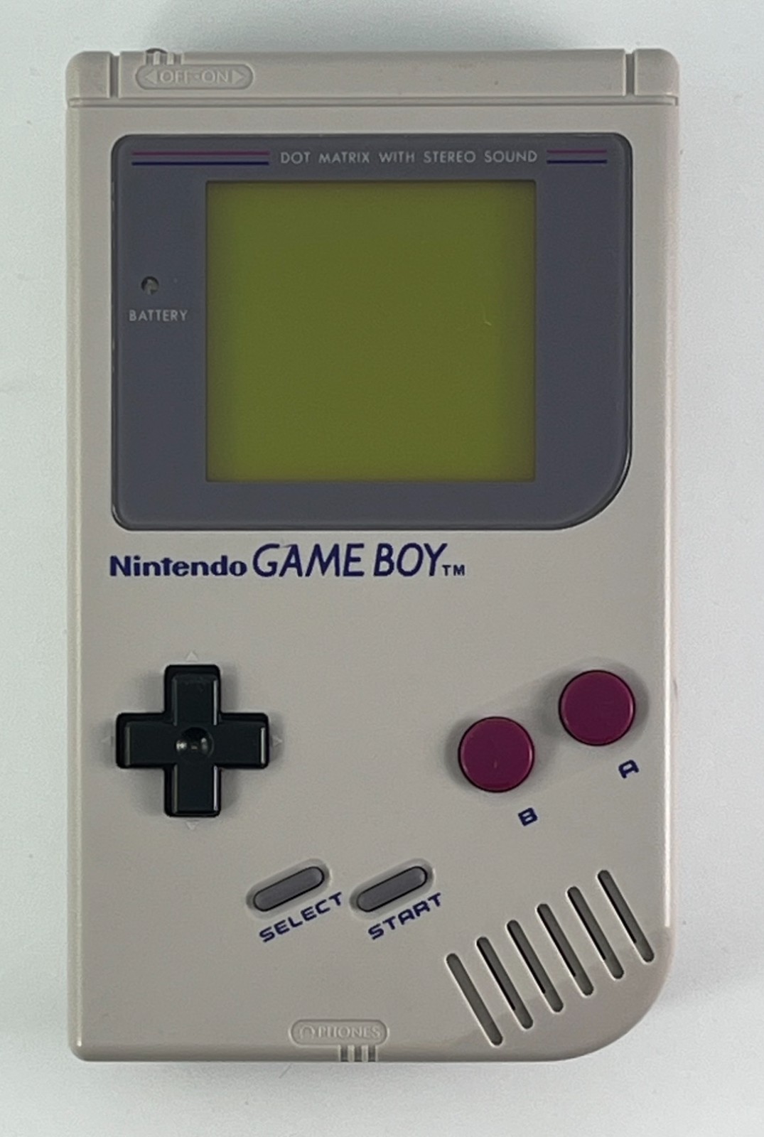 Nintendo Game Boy Handheld System Gray DMG-01 Bundle W 3 Games & Manuals