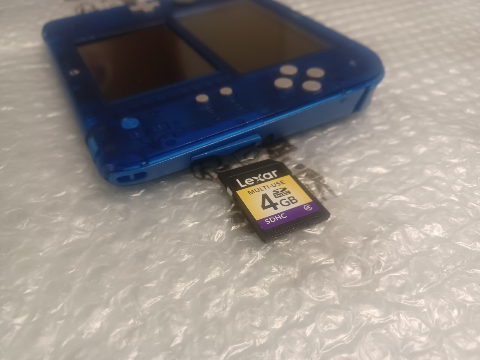 Nintendo 2DS Transparent Blue in box working