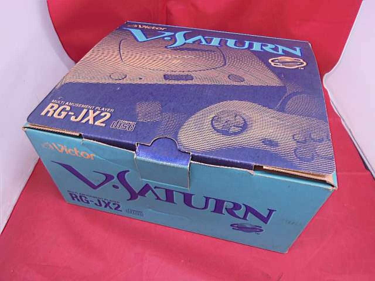 VICTOR V-Saturn RG-JX2 Console Japan Sega Saturn System Rare JVC Complete Box