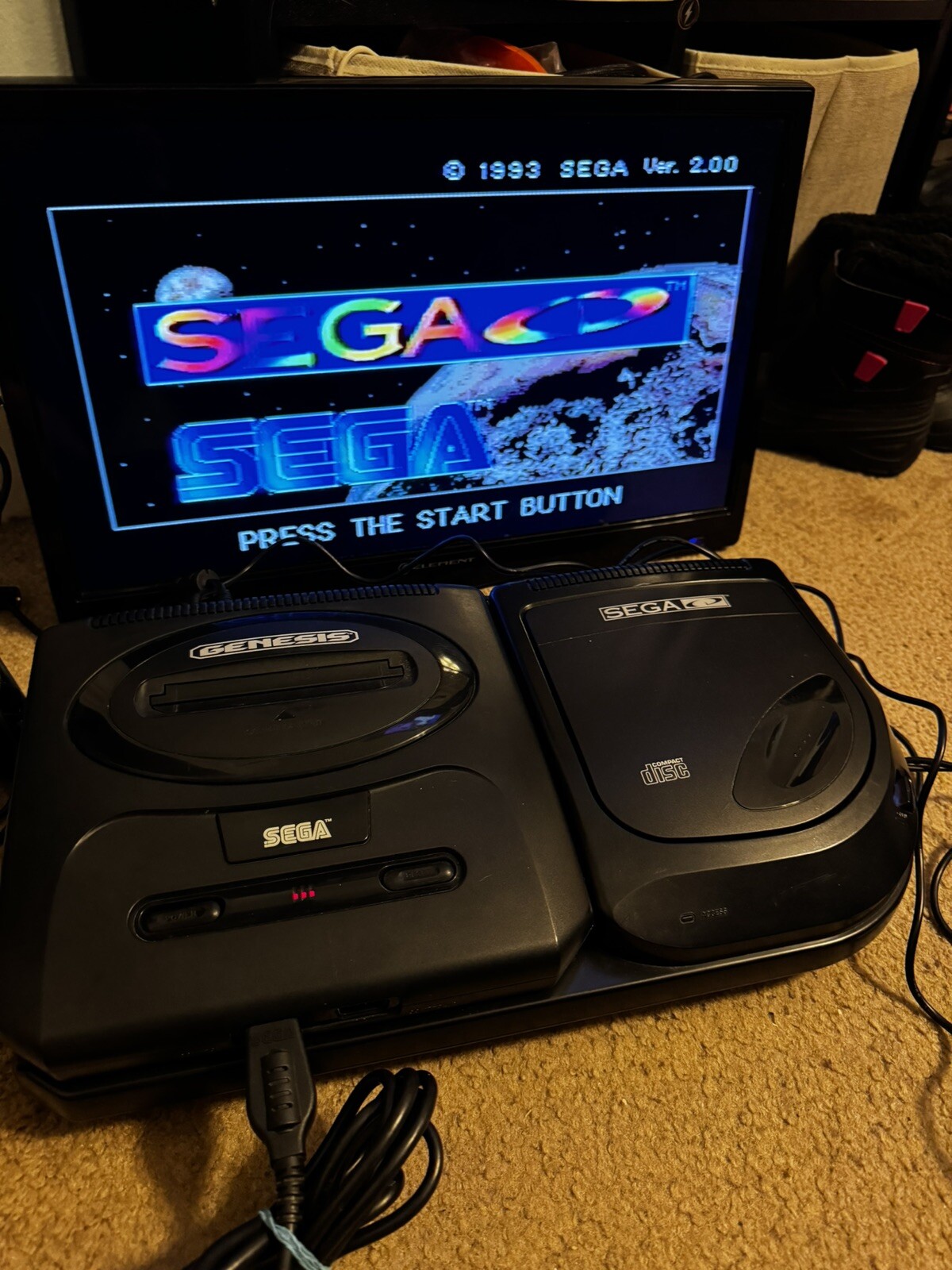 Sega CD Video Game System Console