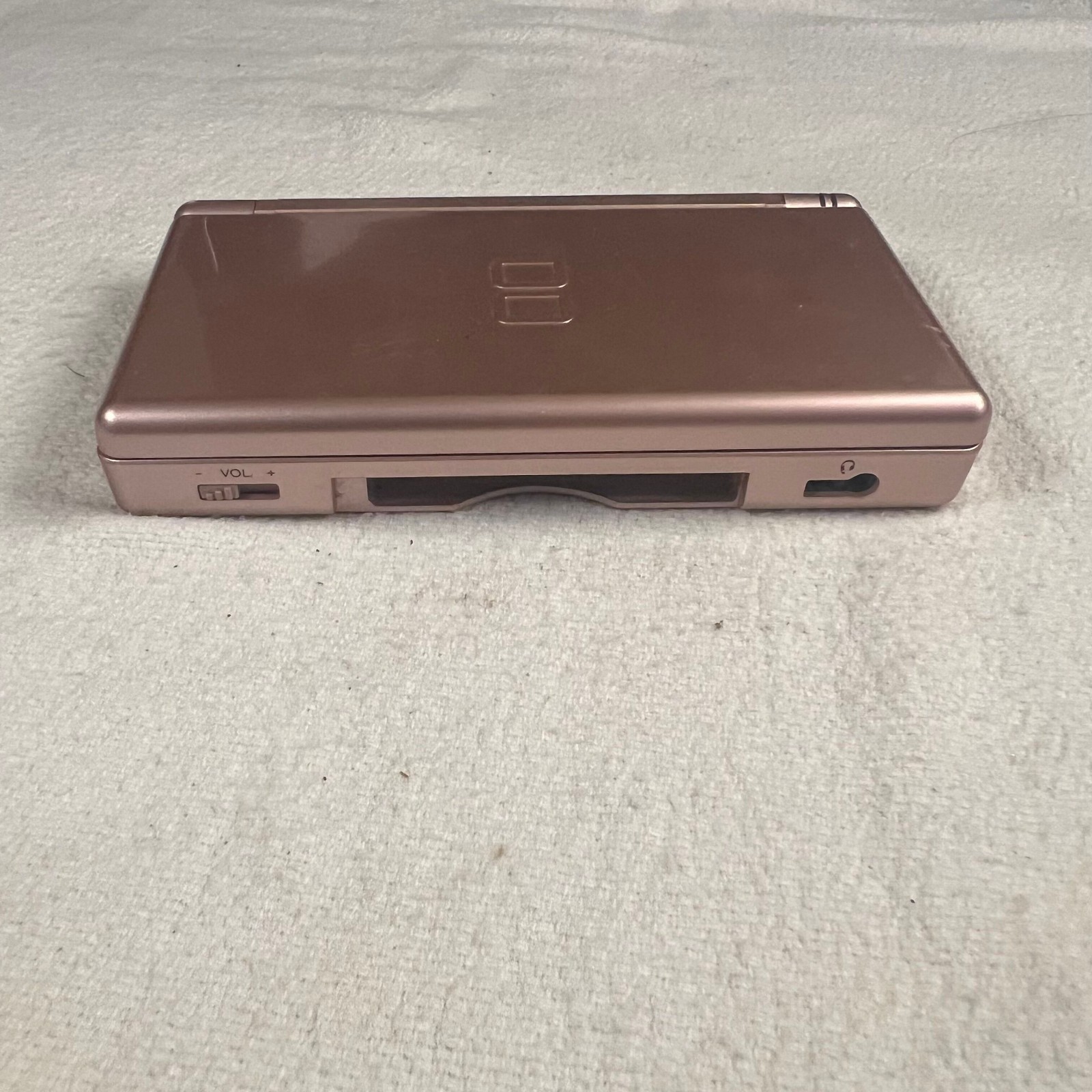 Nintendo DS Lite Video Game Console – Metallic Rose For Parts or Repair